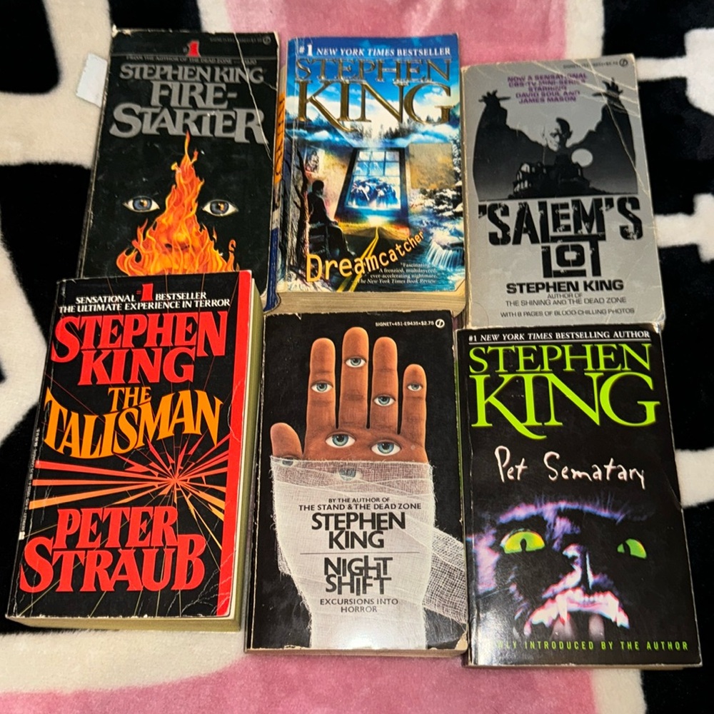 Vintage Stephen King Paperback Books